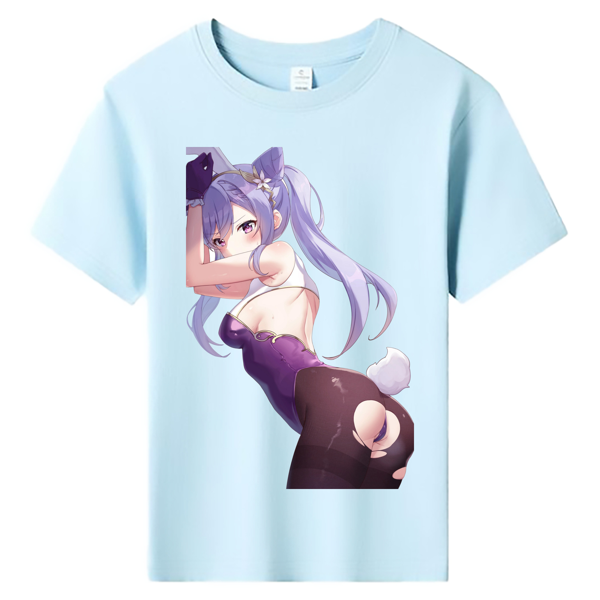 げんし神 刻晴 こくせい genshin Kokusei 綿100％キッズTシャツ（フロントプリント）